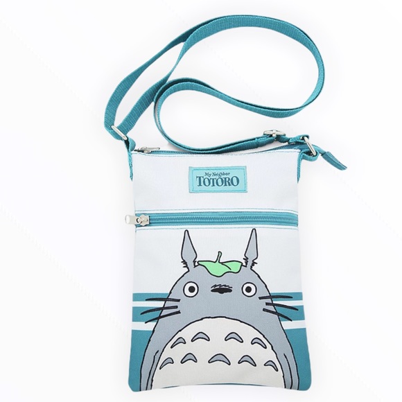 Bioworld Handbags - Studio Ghibli My Neighbor Totoro Friends Passport Crossbody Bag